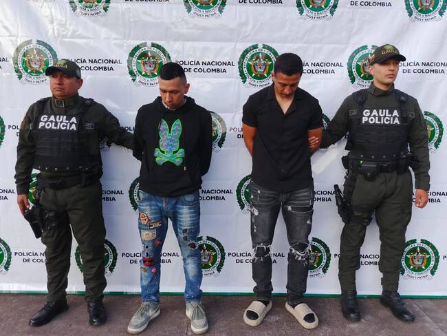 Foto: capturados Pitalito PolicíaHuila