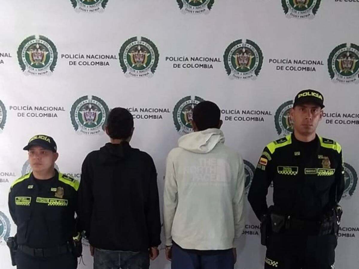 Captura a posibles ladrones que tenían azotado el Kilómetro 41 y la ciudad de Manizales