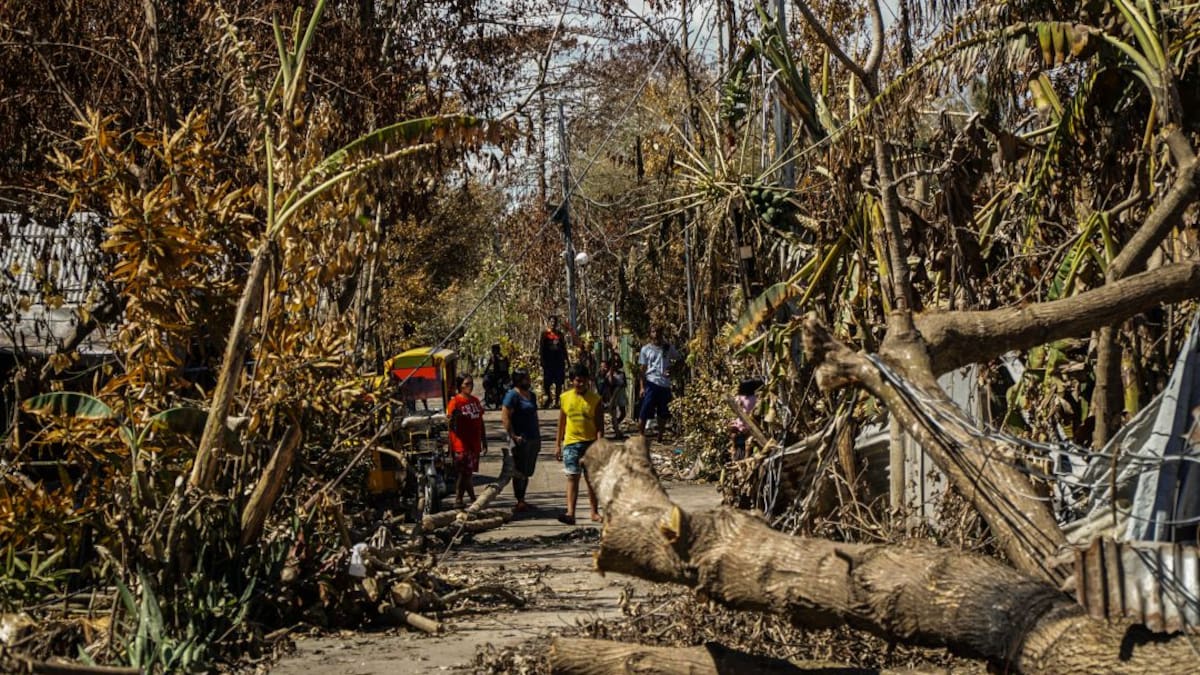 "Devastación absoluta" en Filipinas por el paso del tifón Rai