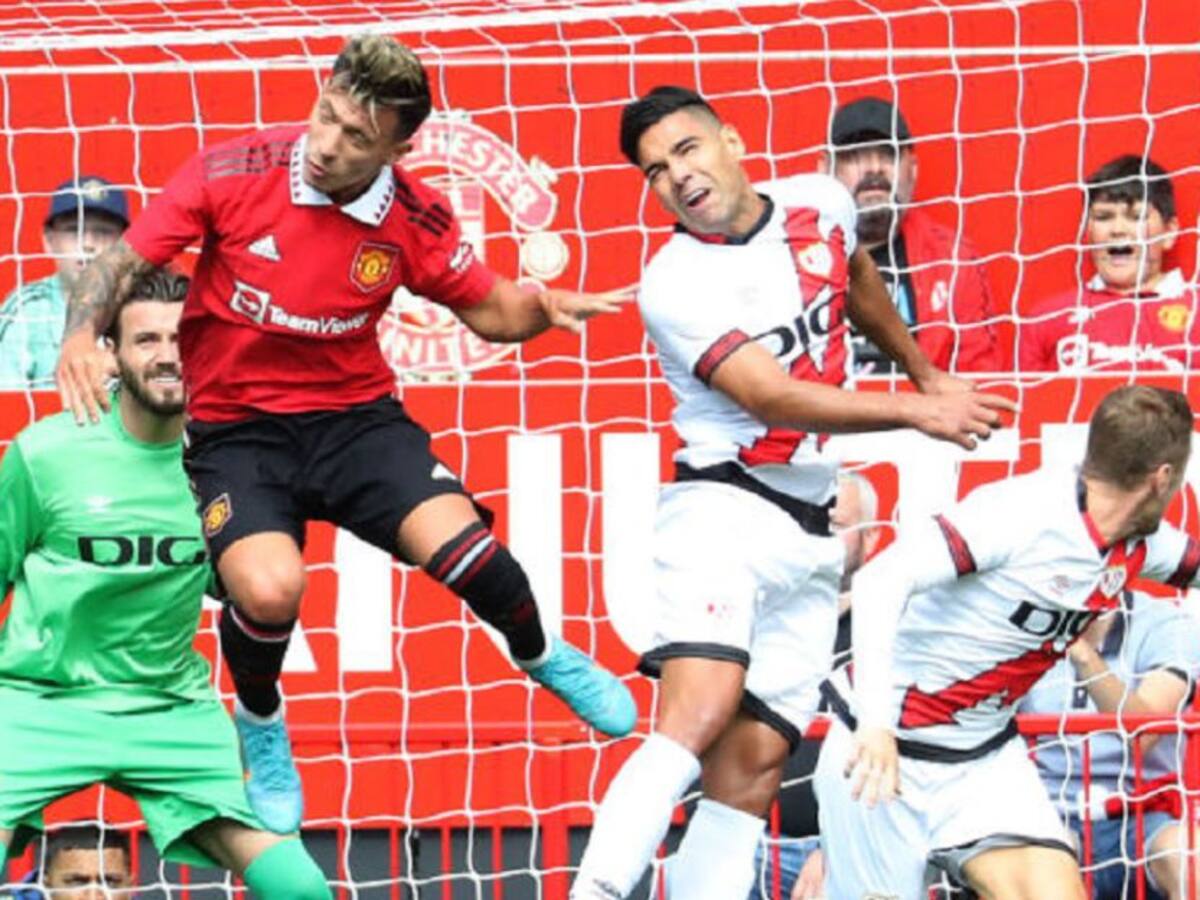 Falcao y el Rayo terminan la pretemporada con un empate ante Manchester