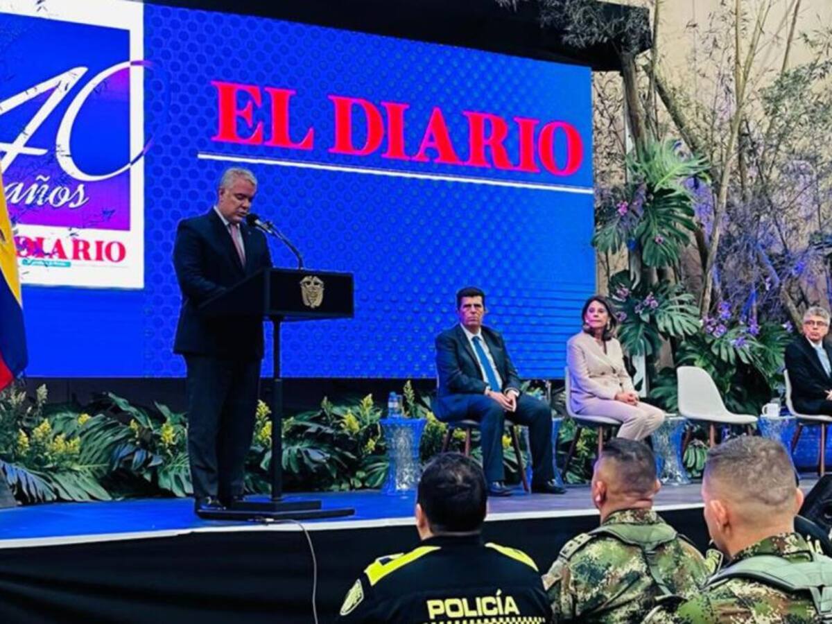 Presidente Duque aseguró que la democracia se debe cuidar