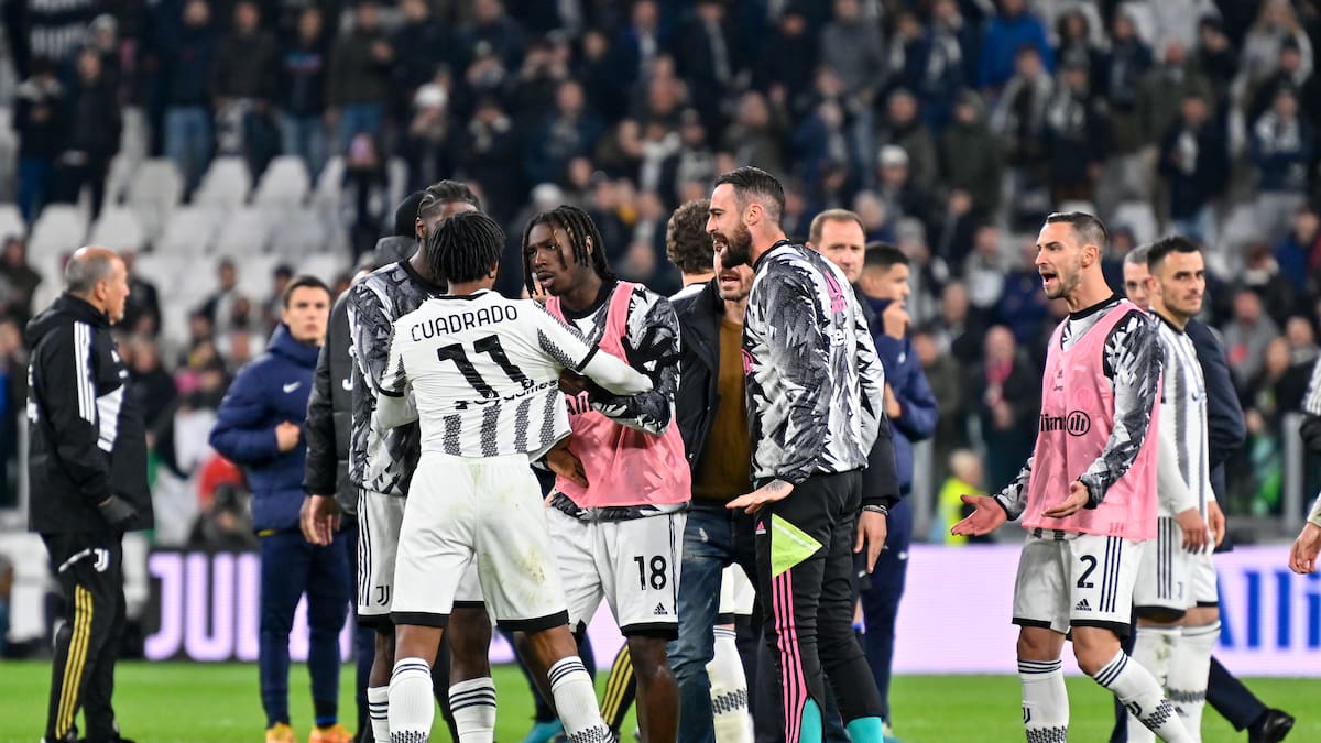 Cuadrado recibió una fuerte sanción tras su expulsión en el clásico ante el Inter