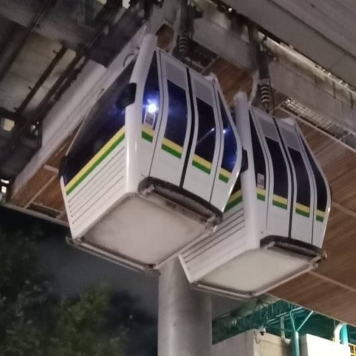 Nueva emergencia en el metrocable de Acevedo-Santo Domingo