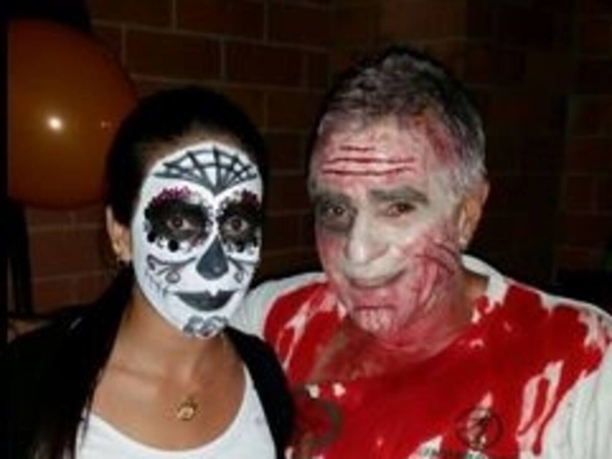 La bicicrocista Mariana Pajon también vivió el Halloween
