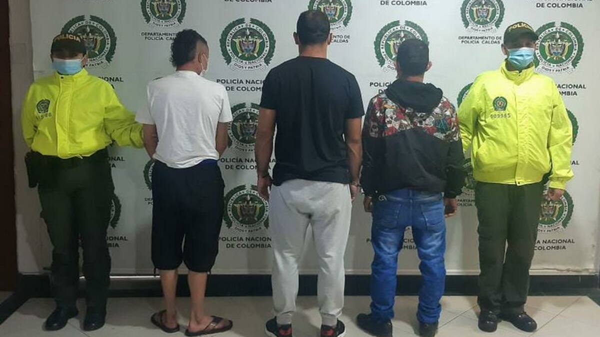 Desarticulan en Chinchiná la banda delincuencial Los de Ventiaderos