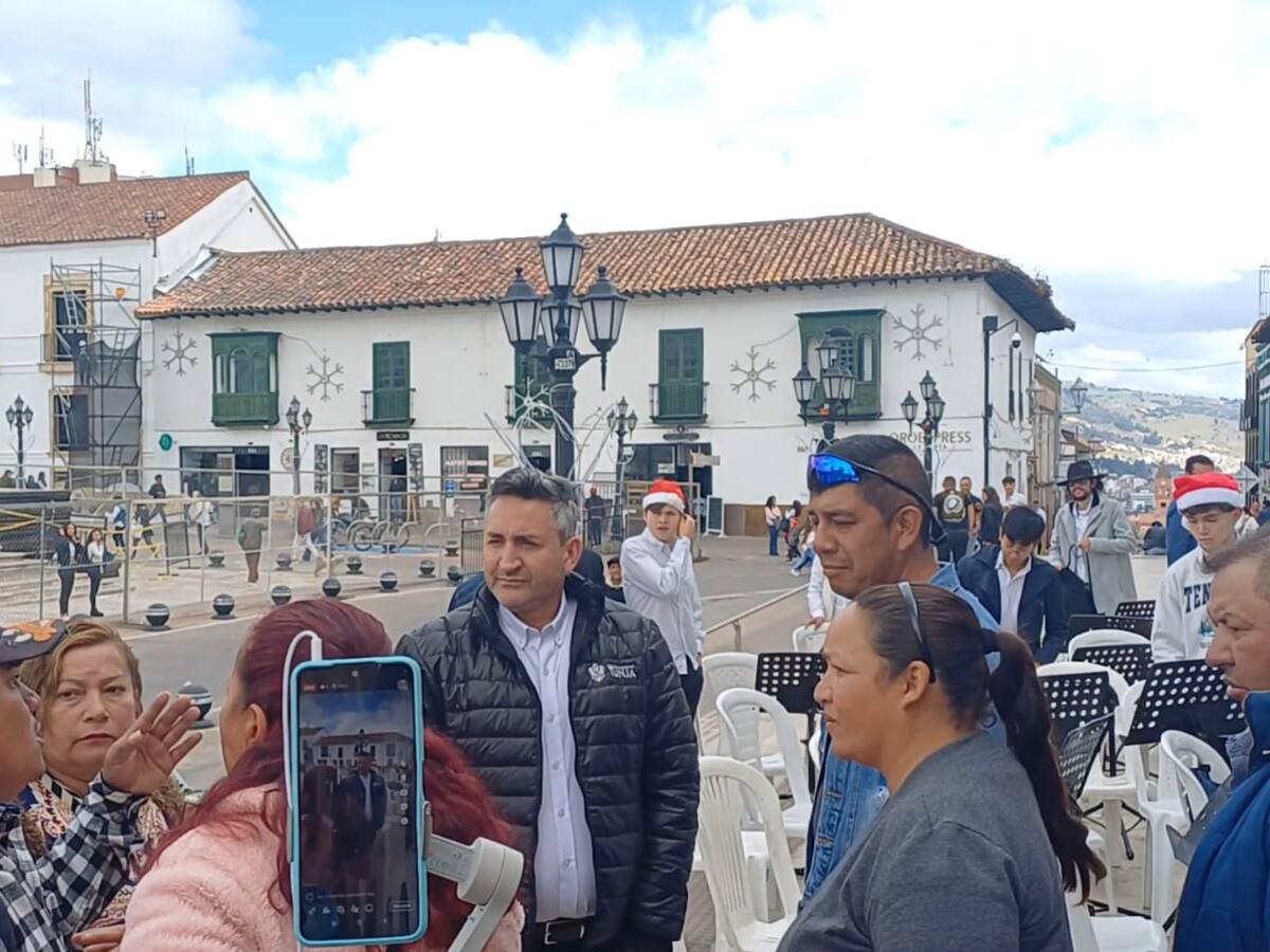 Vendedores de Tunja exigen prioridad en el Aguinaldo Boyacense