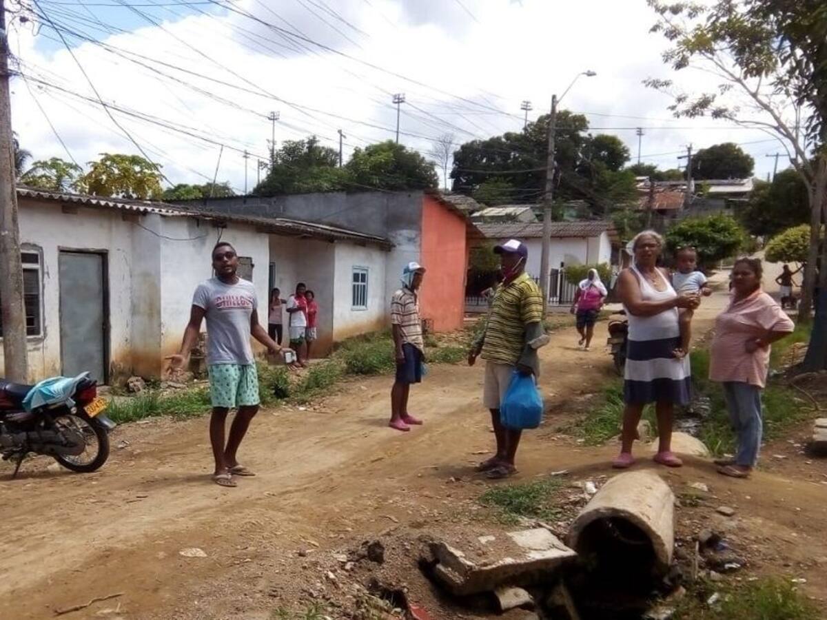 Robaron ayudas humanitarias que se repartían en un barrio en Lorica