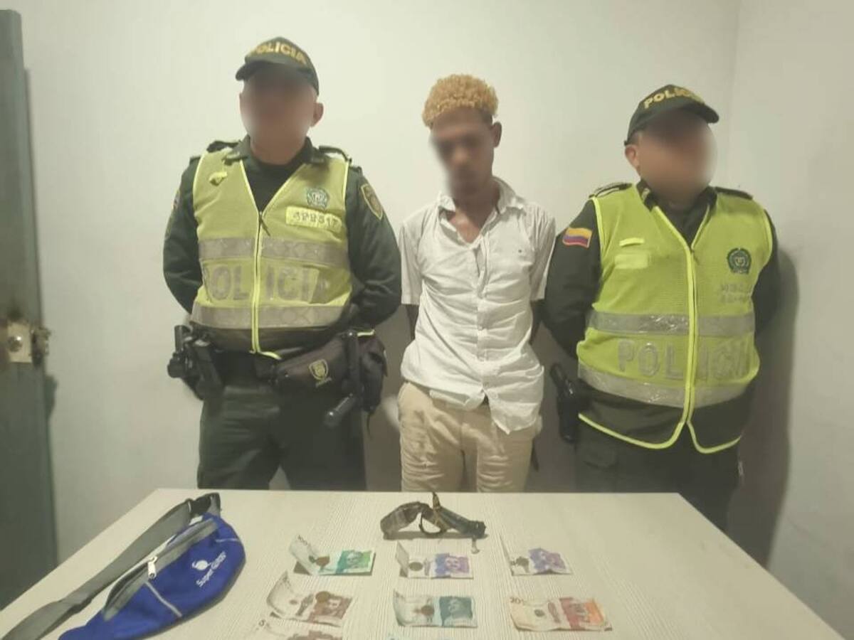 ‘El Chiquillo’ fue capturado tras presunto asalto a vendedora de apuestas en La Esperanza