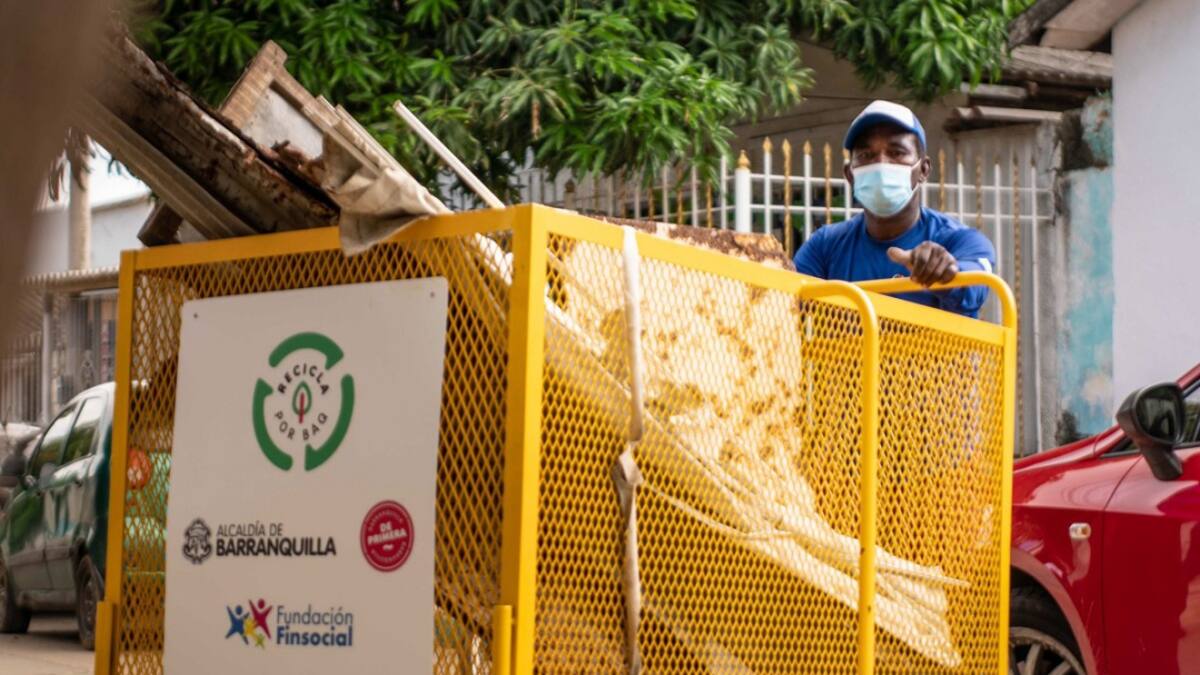 Más de 32 mil kilos de material reciclable recolectados en Barranquilla