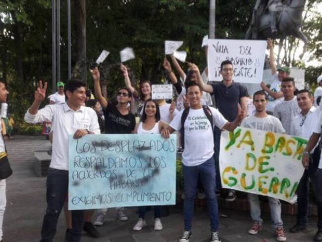 Víctimas en Quindío piden al nuevo congreso respaldo a sus políticas