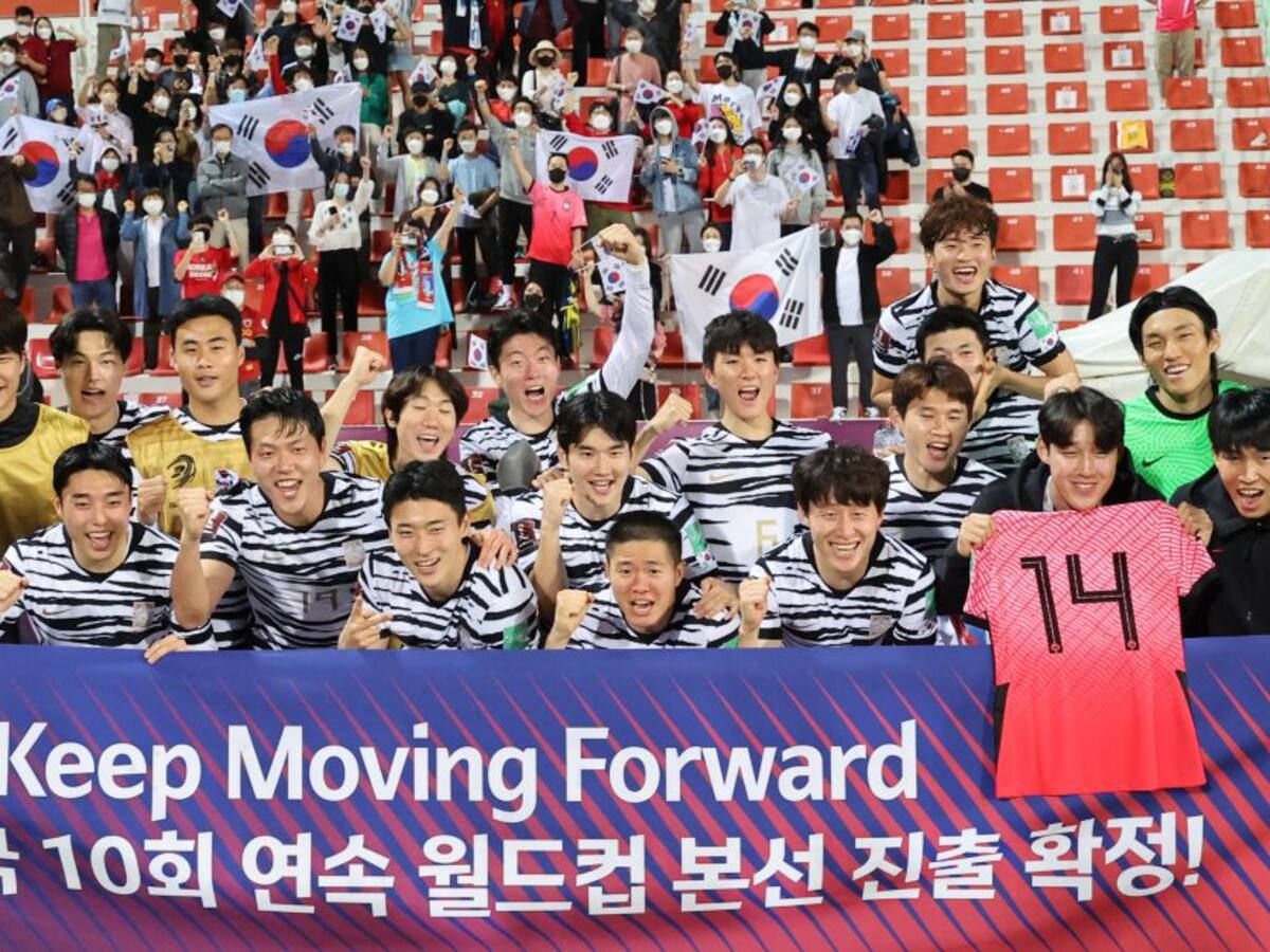 ¡Ya son 15! Corea del Sur, clasificado al Mundial de Qatar 2022