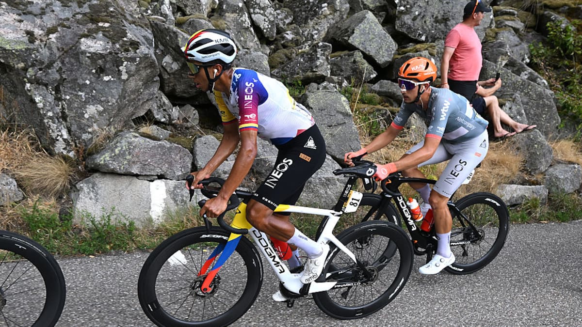 Así quedaron los colombianos en la clasificación general del Tour de Francia tras la etapa 14