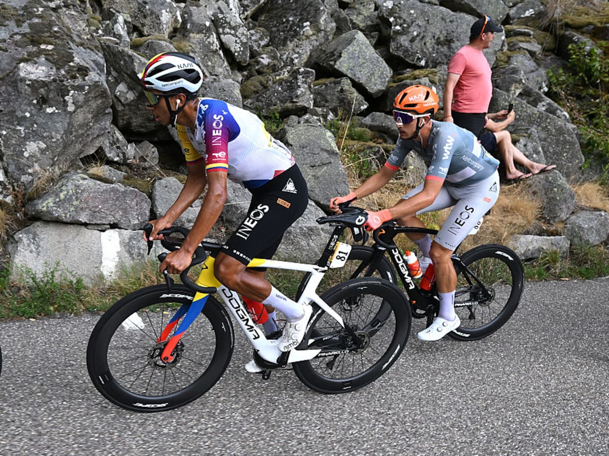 Así quedaron los colombianos en la clasificación general del Tour de Francia tras la etapa 14