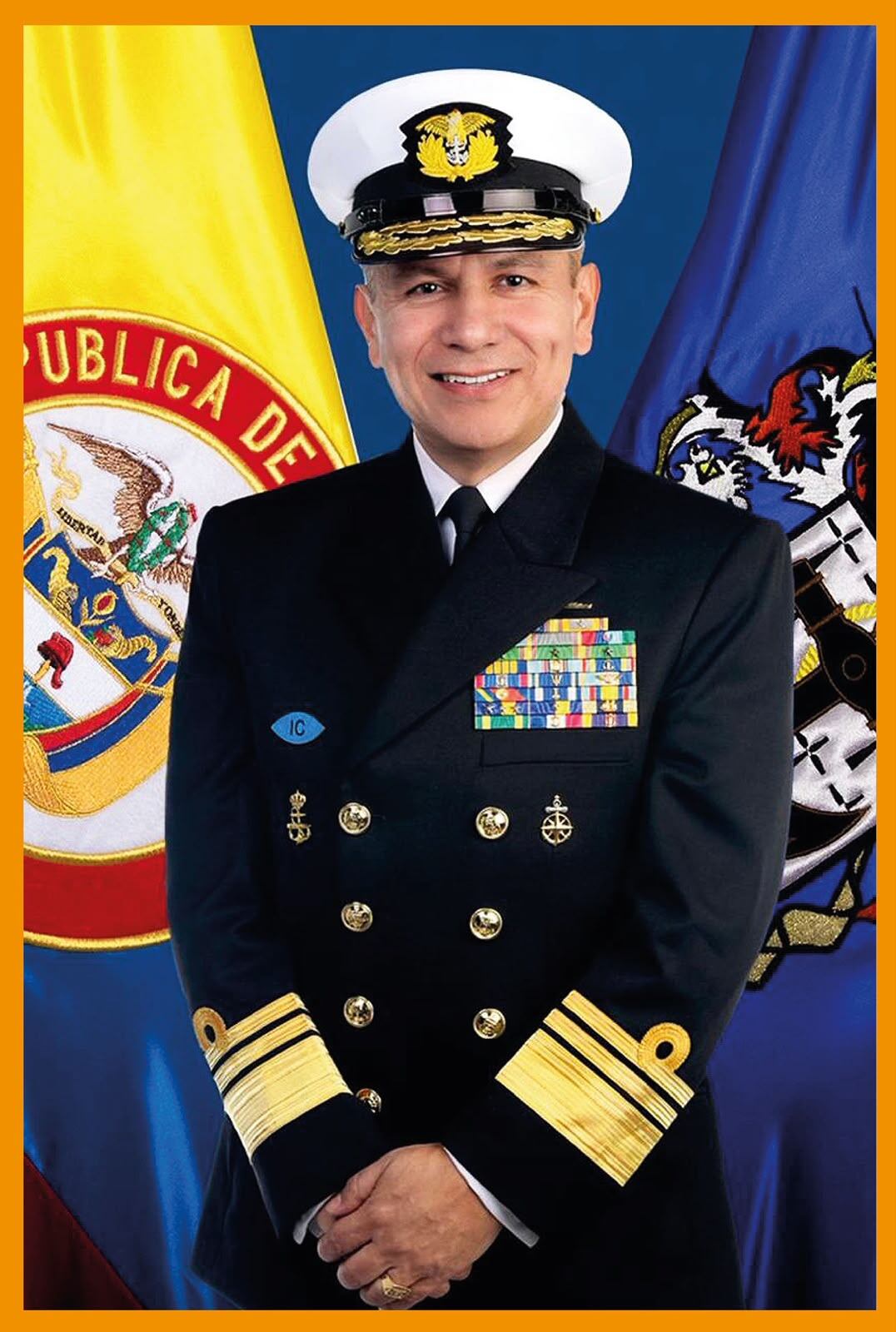 Almirante Camilo Segovia, comandante Armada Nacional