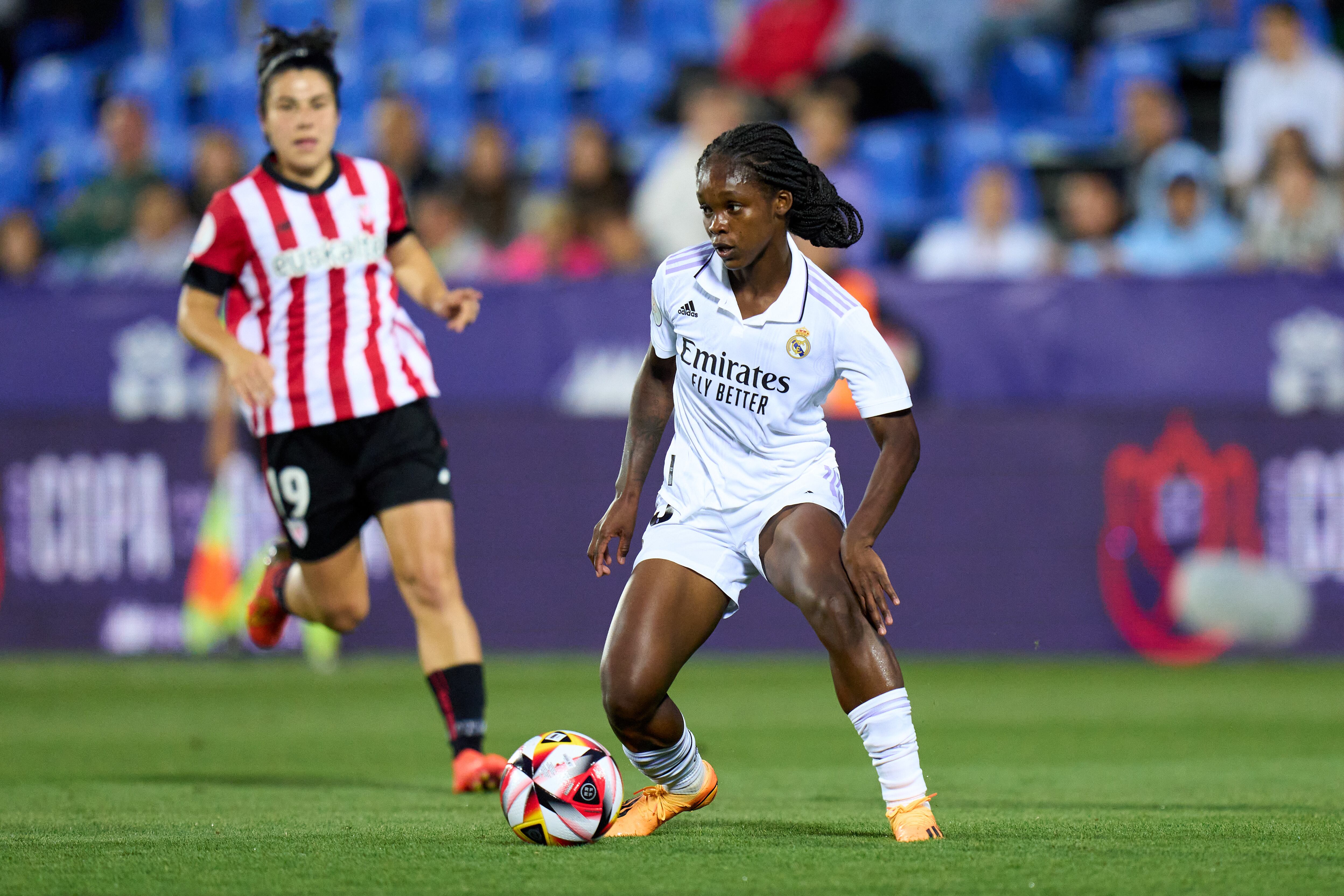Linda Caicedo, delantera colombiana del Real Madrid. (Photo by Angel Martinez/Getty Images)