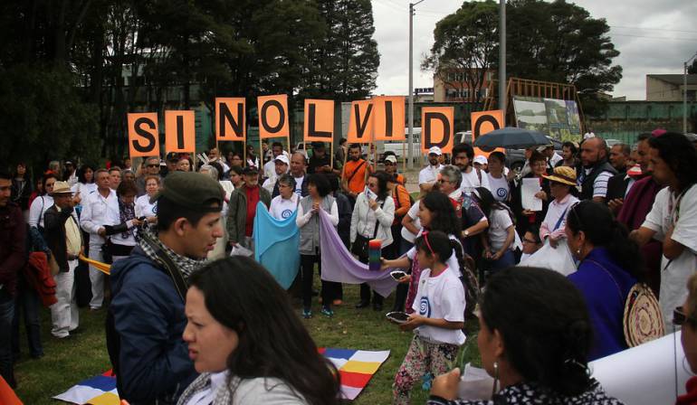 Las víctimas que han estado del lado de la paz celebran.