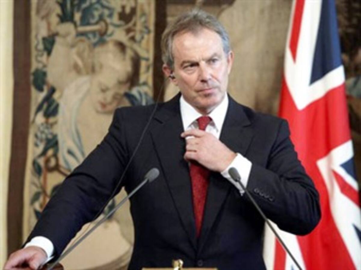 Blair no se arrepiente e insiste en que hizo bien en derrocar a Sadam Husein
