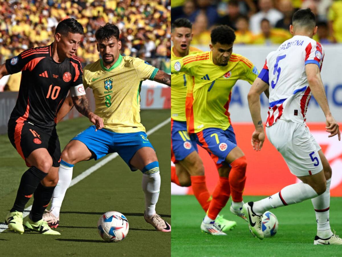 Selección Colombia: jugadores que se perderían el partido ante Paraguay si son amonestados en Brasil