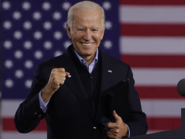 “No tengo dudas de que seremos declarados ganadores”: Biden