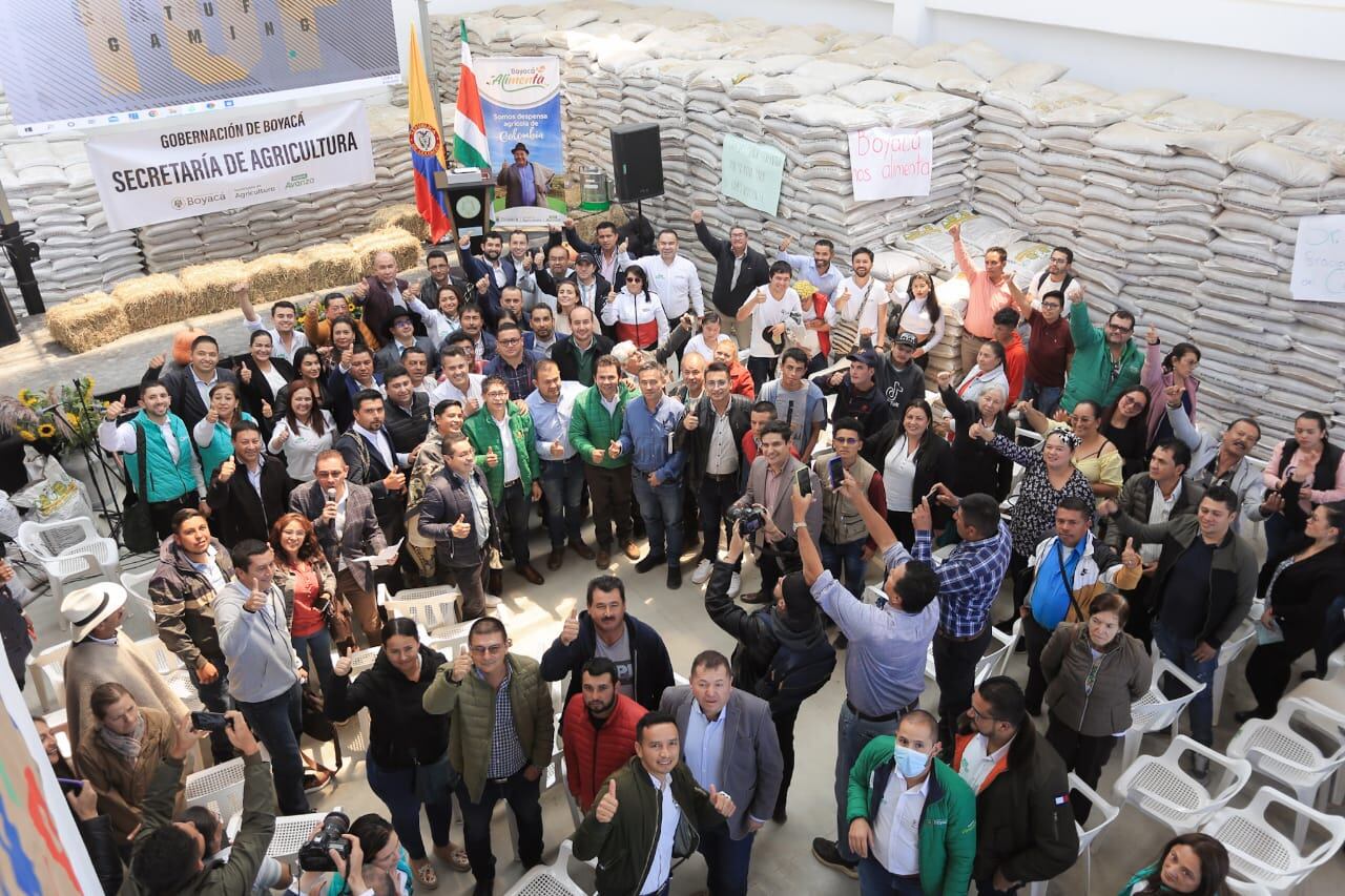 Programa Boyacá Alimenta /Cortesía: Gobernación de Boyacá.