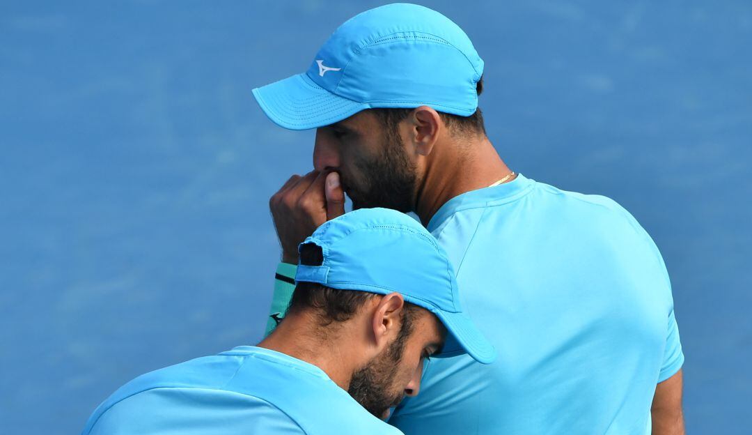 Los colombianos ganaron seis games consecutivos en el único set disputado.