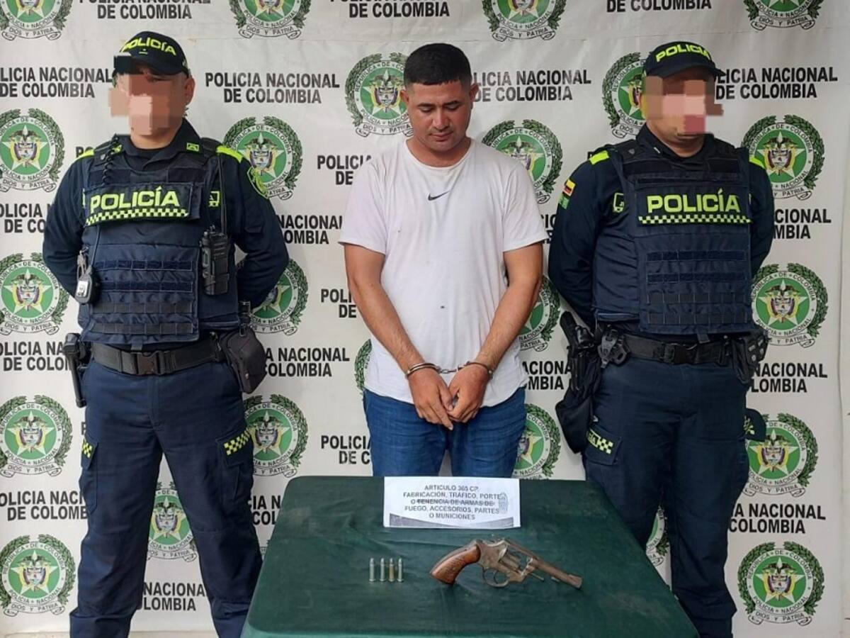 Su actitud lo delató: Policía capturó a hombre armado en las calles de Magangué, Bolívar