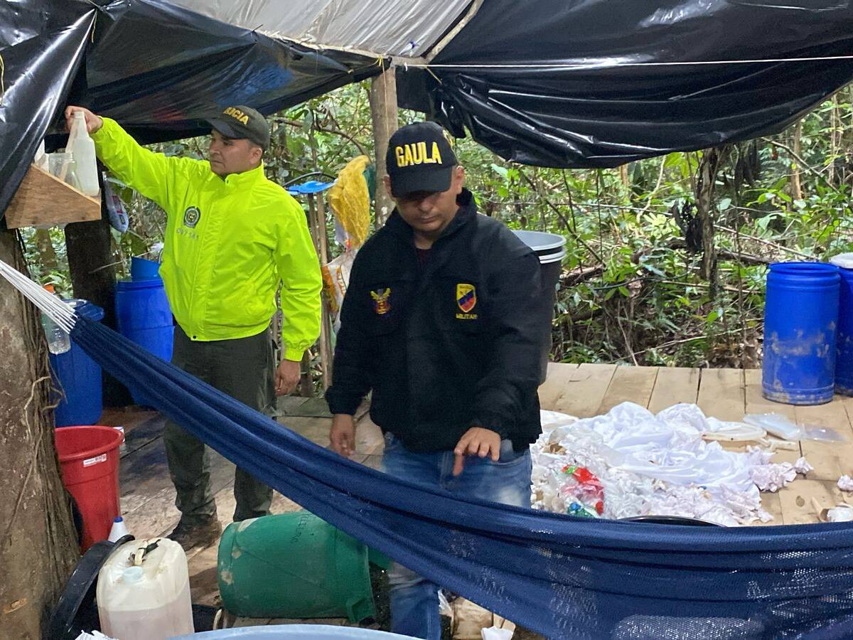 Fue destruido laboratorio del Clan del Golfo en Betulia