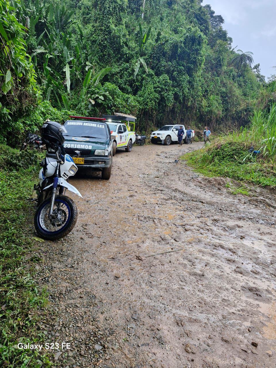 Vías de Caldas afectadas