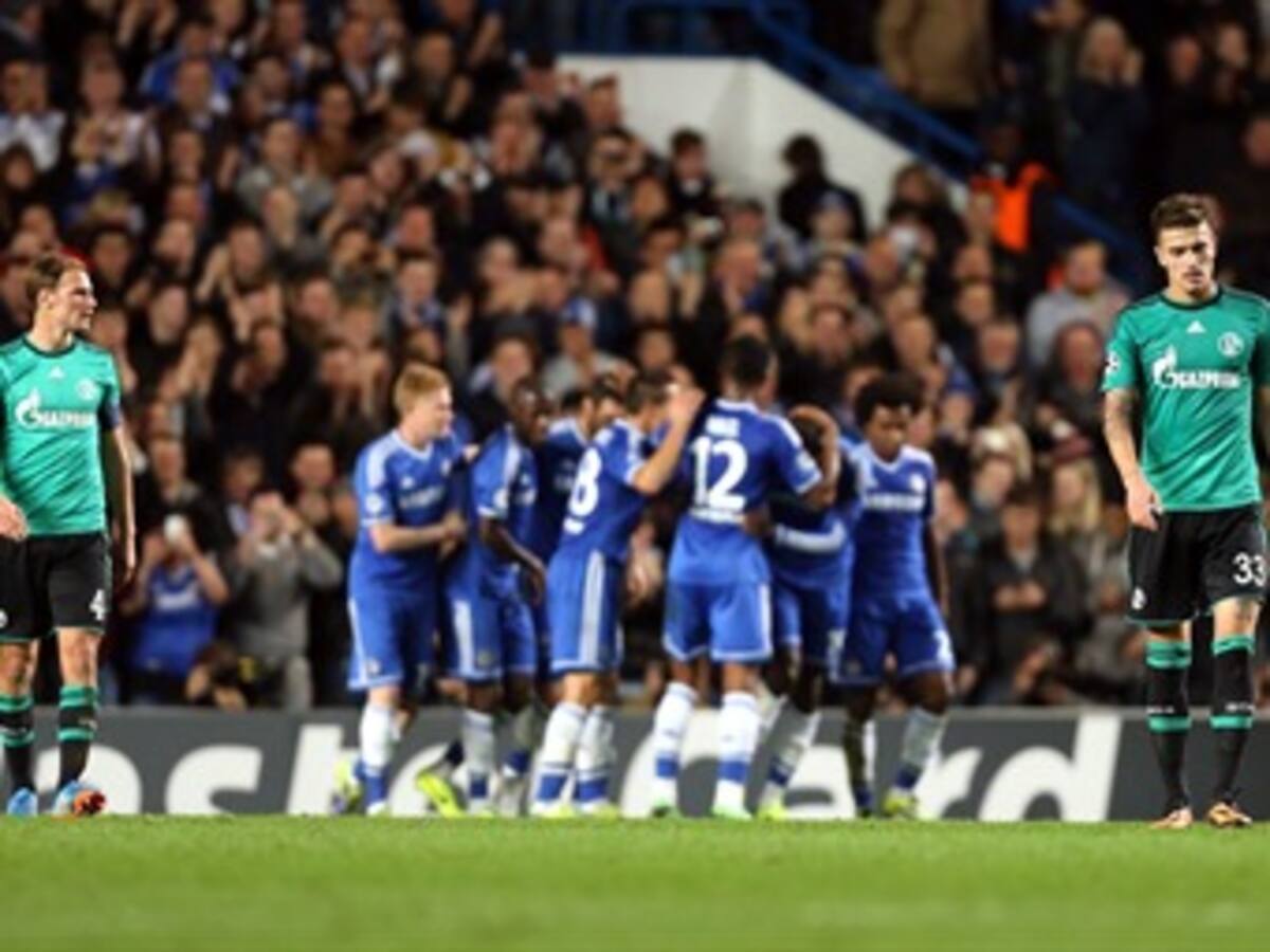 Chelsea goleó 3-0 al Schalke 04 en Liga de Campeones