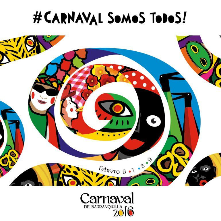 Los carnavales de Barranquilla 2016 serán del 6 al nueve de febrero.