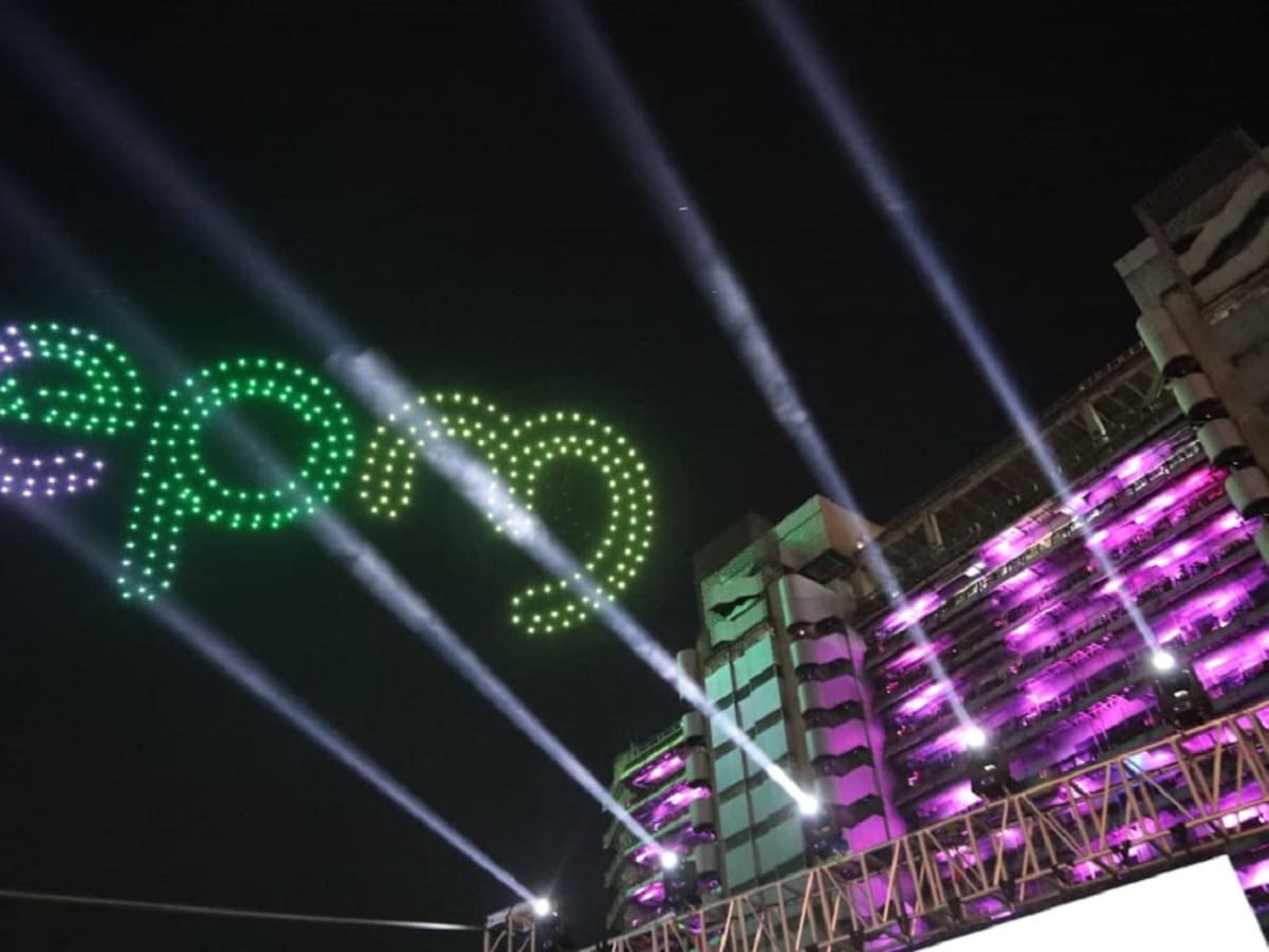 Gran pesebre de luz y tradición: así es el alumbrado navideño de EPM en Medellín