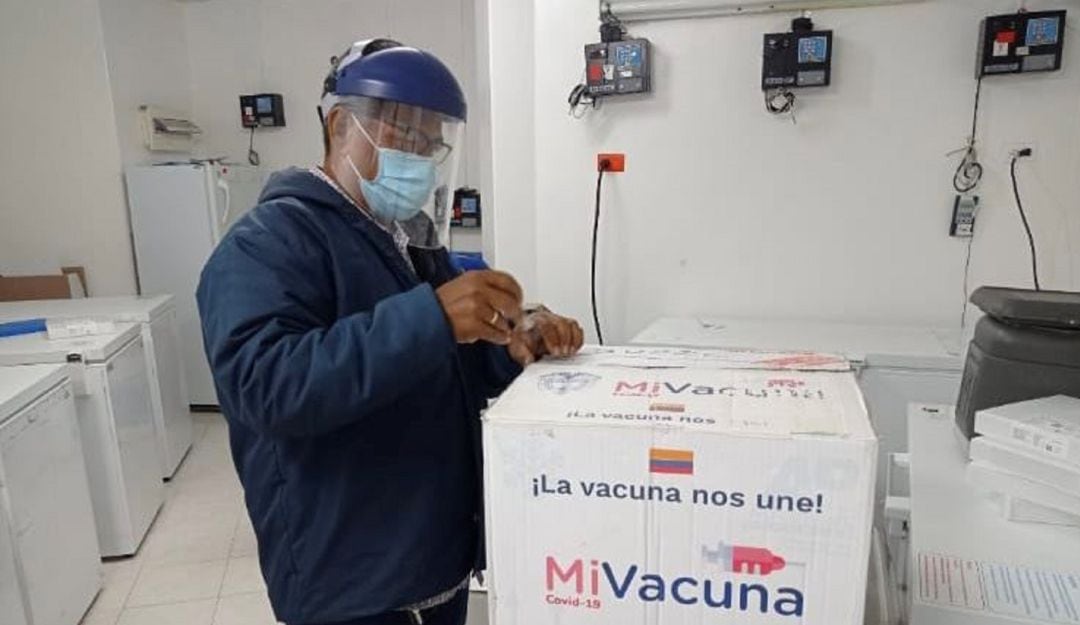 Llegaron al centro de acopio departamental otras 51. 600 dosis de la vacuna Sinovac.