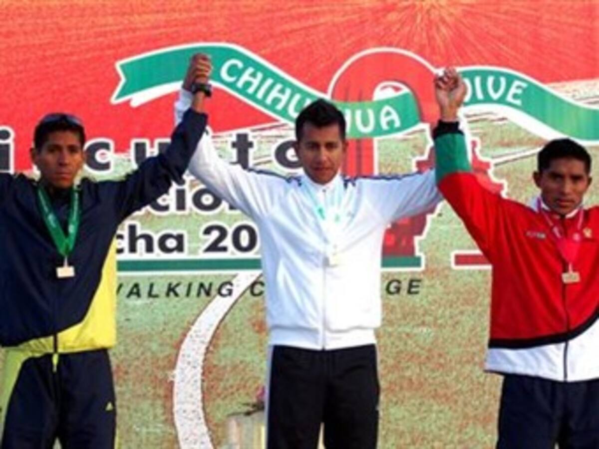 El colombiano Luis Fernando López pierde en la raya los 20 kilómetros marcha en México