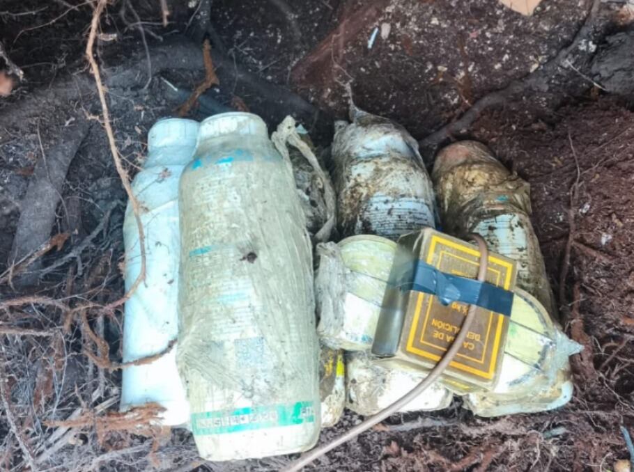 Los hechos se registraron en la vereda El Filo, corregimiento de La Emboscada en el municipio de El Tambo. Crédito: Ejército Nacional.