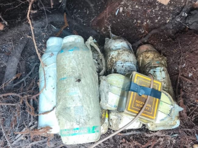 Los hechos se registraron en la vereda El Filo, corregimiento de La Emboscada en el municipio de El Tambo. Crédito: Ejército Nacional.