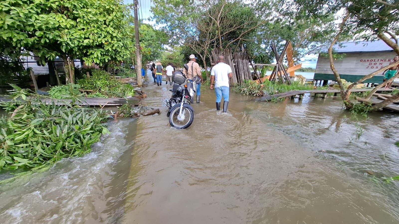 Afectaciones por las lluvias en Antioquia. Foto: Gobernación de Antioquia.