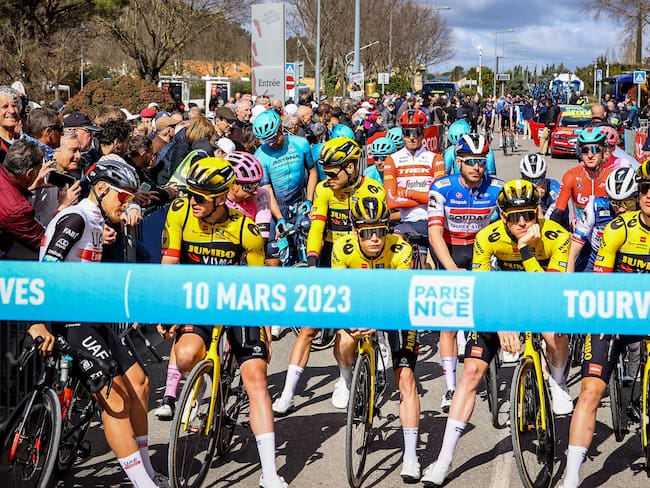 Cancelada la sexta etapa de la París-Niza. BELGA PHOTO DAVID PINTENS (Photo by DAVID PINTENS / BELGA MAG / Belga via AFP) (Photo by DAVID PINTENS/BELGA MAG/AFP via Getty Images)