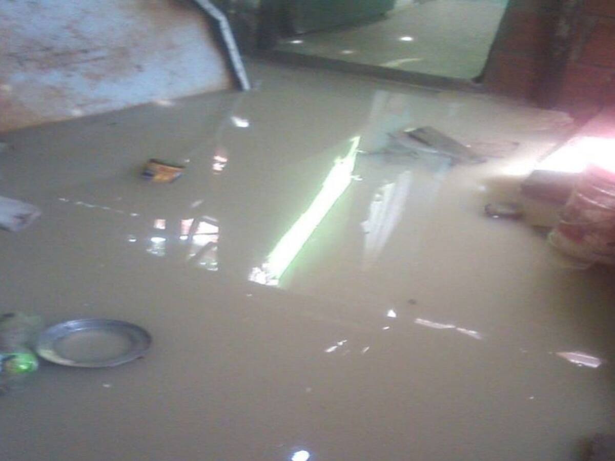 En canoas se desplazaban damnificados en Palmar de Varela