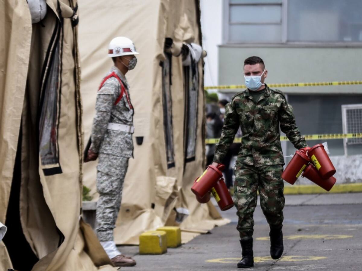 Ejército y Policía levantan hospitales alternos por Covid-19