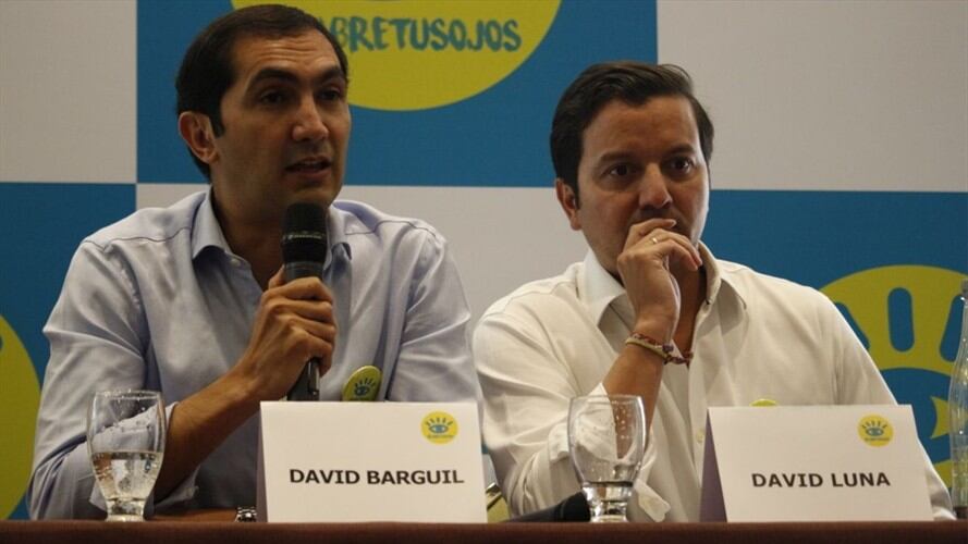 David Barguil y David Luna. Foto: prensa David Barguil