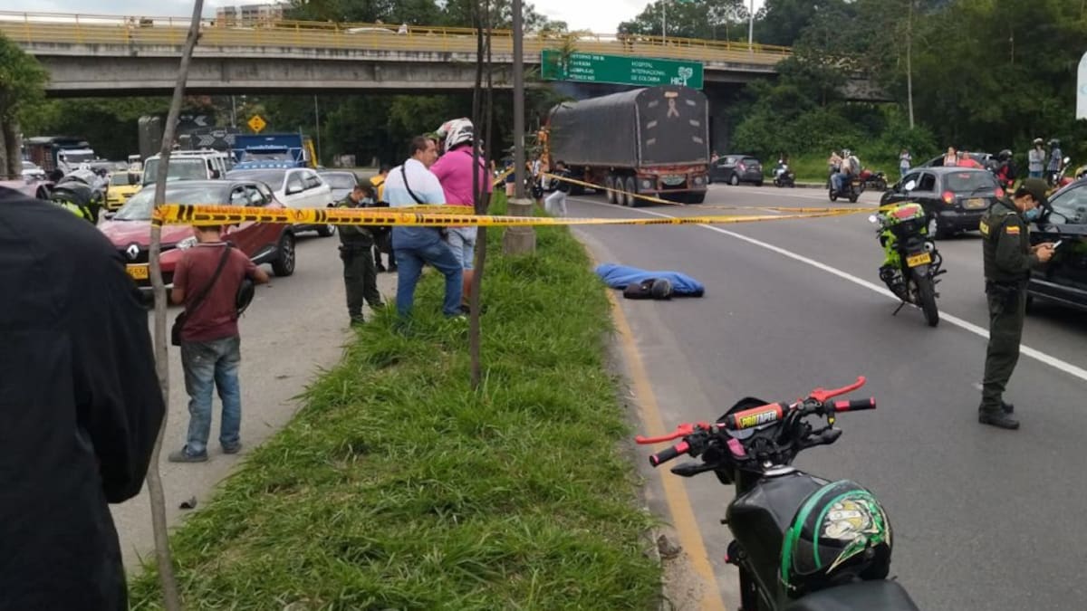 Motociclista murió en accidente de tránsito