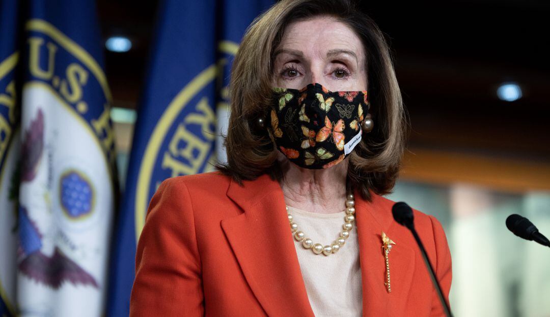 Nancy Pelosi es la líder demócrata en la Cámara de Representantes