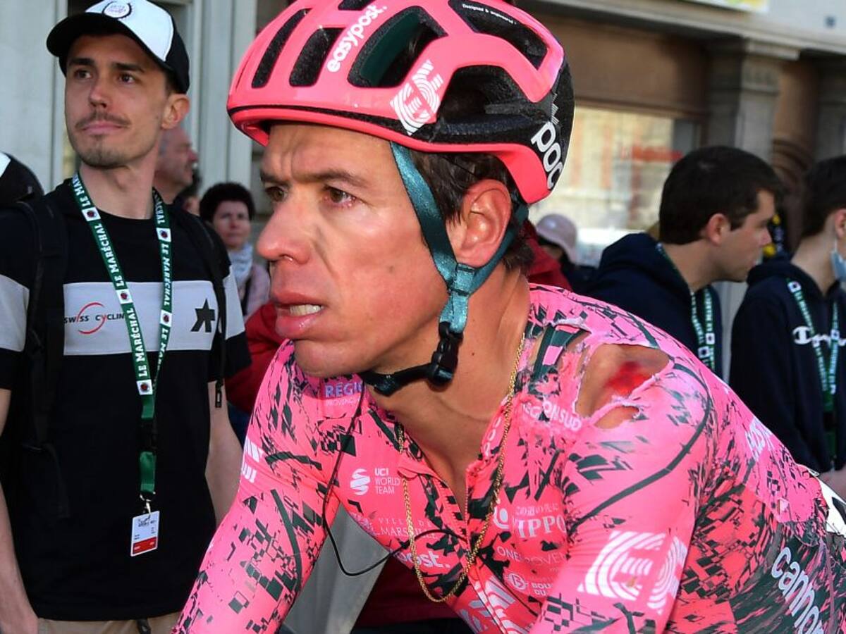 Rigoberto Urán abandona el Tour de Romandía por lesión
