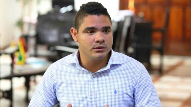 Alcalde de la localidad 2 de Cartagena, Andy Reales. Crédito: Foto/archivo Alcaldía de Cartagena de Indias.