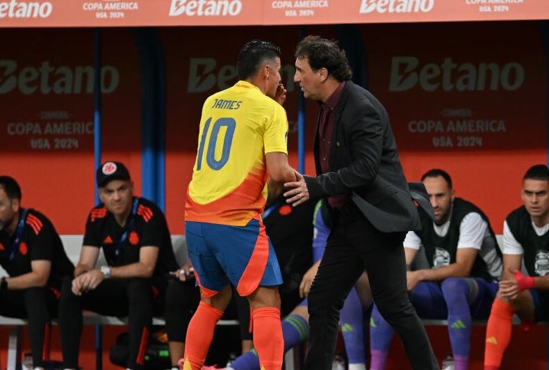 James Rodríguez y Néstor Lorenzo / Getty Images