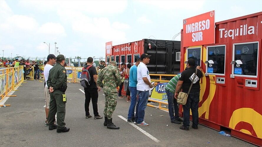 Taquilla estadio Metropolitano de Barranquilla. Foto: Colprensa