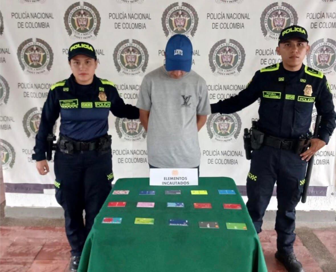 Capturado en Girardot. Foto: Policía de Cundinamarca