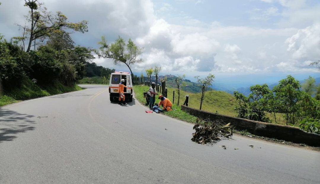 Accidente en la vía Anserma - Riosucio