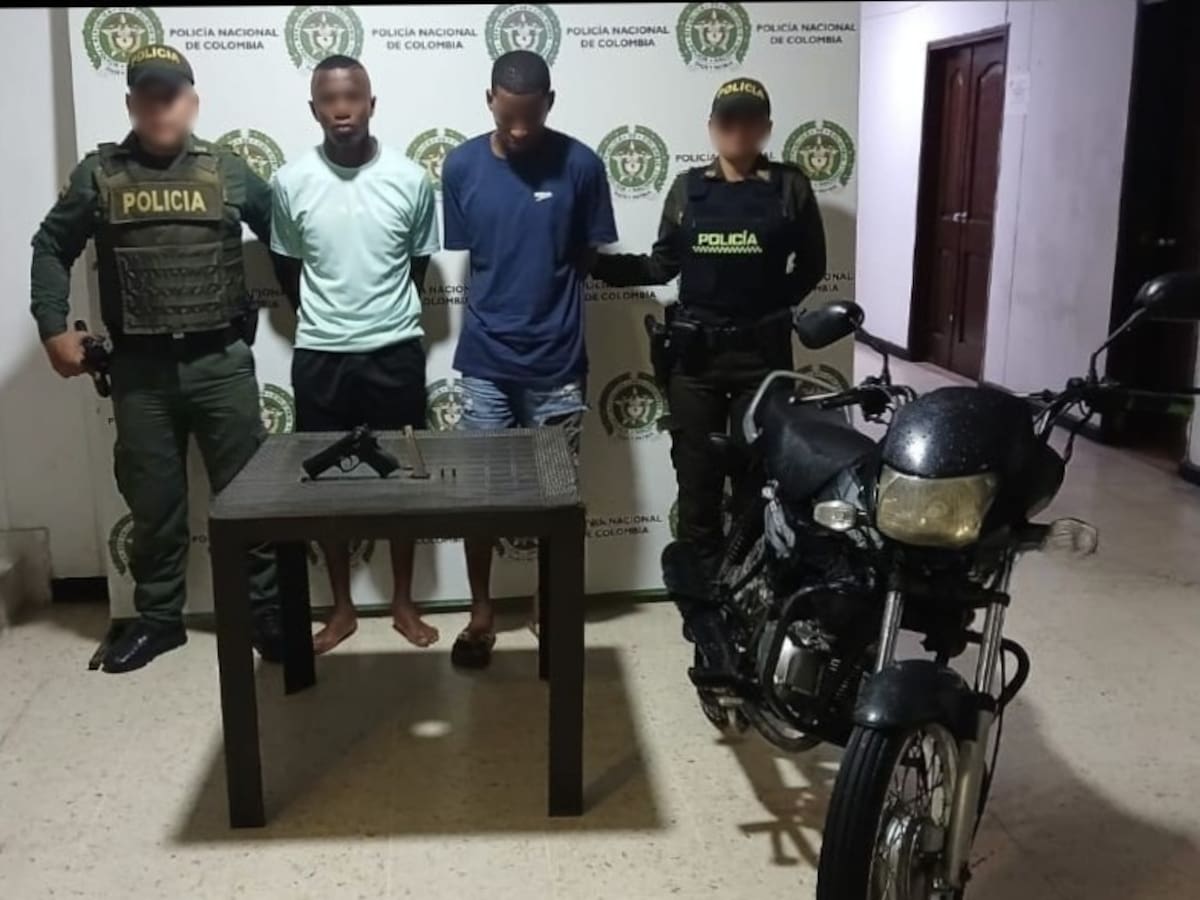 Cayeron ‘El Deninson’ y ‘El Elkin’ en el Centro Histórico: presuntamente iban a cometer un atraco