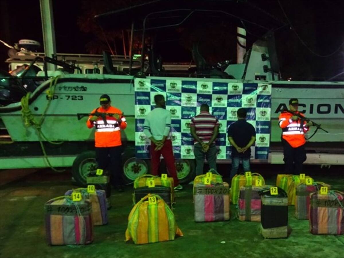 Incautan más de 330 kilos de cocaína en la Costa Pacífica del Cauca